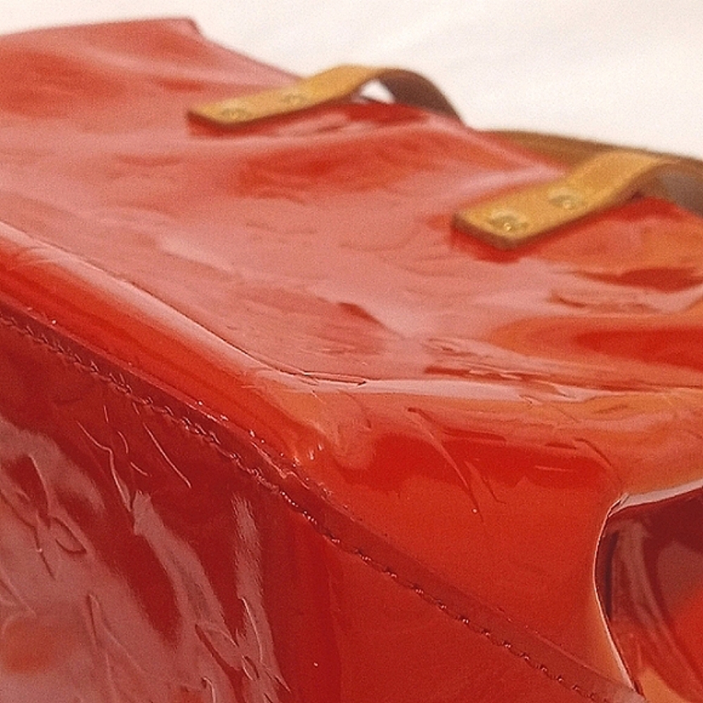 💋  Louis Vuitton Reade PM Monogram Vernis Handbag Tote Bag  #M91088 EUC - Picture 12 of 16